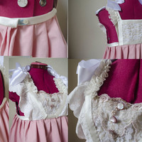 "Little Red Riding Hood" pinafore dress - Thumbnail 3