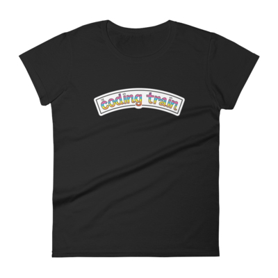 Women's Black - Text Logo