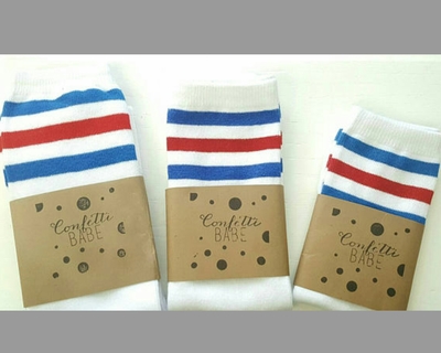 Knee High Socks - Stripe Knee High Socks - Baby, Toddler, Children Knee High Socks