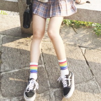 RAINBOW STRIPE SOCKS  - Thumbnail 2
