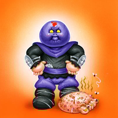 Foot clan stan / min yann final art - mutagen canister kids series 1 2017