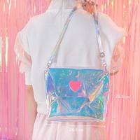 Punk Hologram Heart Bag - Thumbnail 2