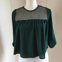Forest Net Blouse - S - Thumbnail 1