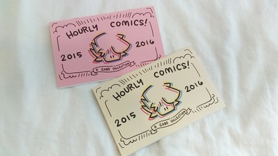 [zine] Hourly Comics 2015-2016