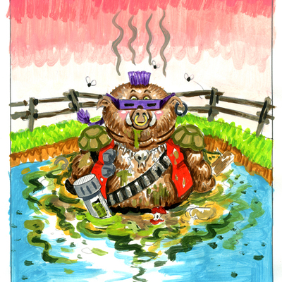 B. slop / ward hog color rough - mutagen canister kids series 1 2017