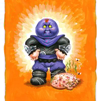 Foot clan stan / min yann color rough - mutagen canister kids series 1 2017