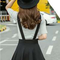 New 2 way Korean suspender mini skirt - Thumbnail 4
