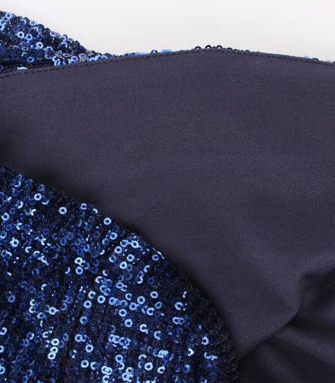 Navy Bodycon Sequins Dress