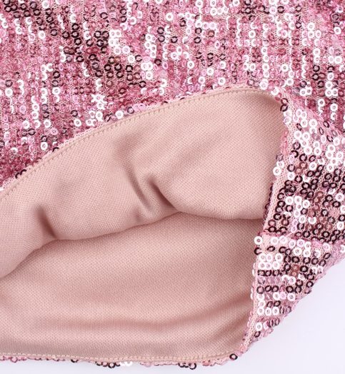 Light Pink Bodycon Sequins Dress