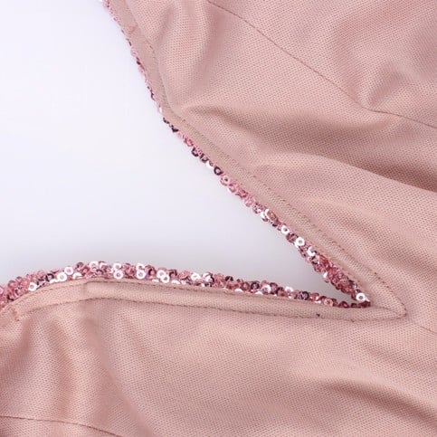 Light Pink Bodycon Sequins Dress