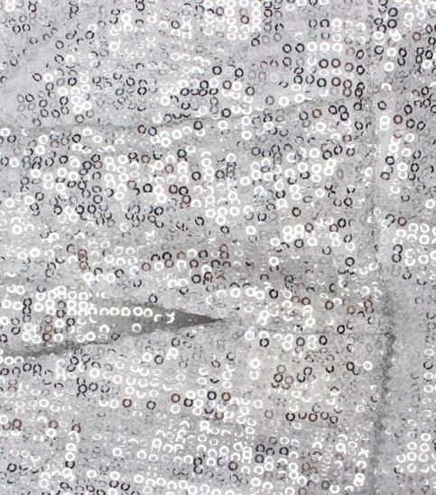 Silver Bodycon Sequins Dress