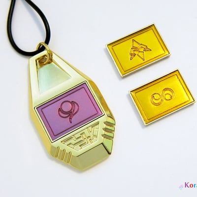 Digimon: tag with removable crest (single) - kindness, miracles, destiny
