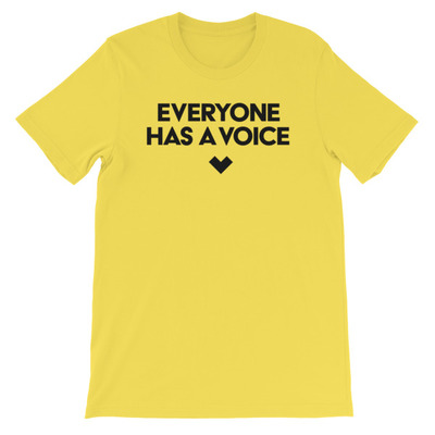 Voiceless T-Shirt Yellow