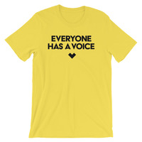 Voiceless T-Shirt Yellow - Thumbnail 1