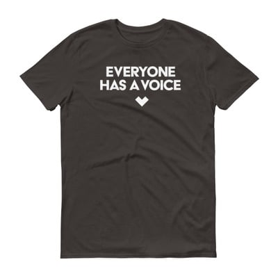 Voiceless t-shirt black & white