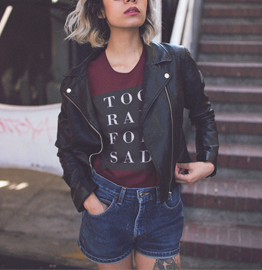 Too Rad for Sad Tee