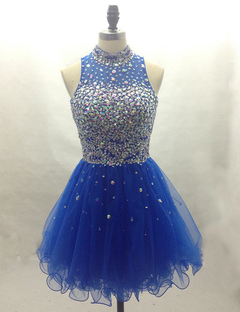 Royal Blue Homecoming Dress 
