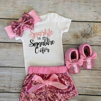 Sparkle is my signature color outfit