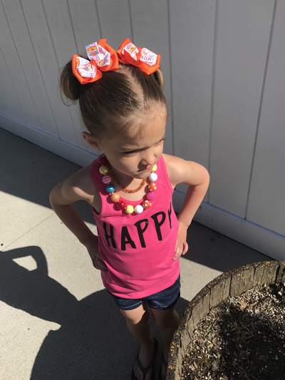 Beach Hair Don't Care Bubblegum Necklace
