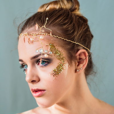 Goddess bridal crown 