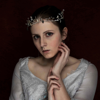 Snow queen bridal crown 