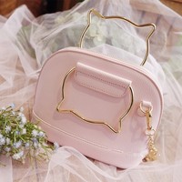 Cat handle kawaii purse - Thumbnail 1