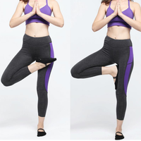 2017 New Item! Ballet Inspired Anti Slip Non-Skid Yoga Pilates Gym/Backless Massage Dance Socks - Thumbnail 2