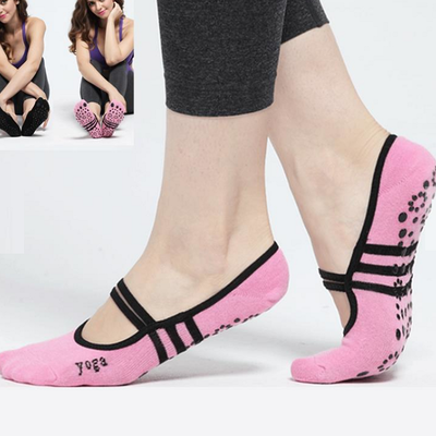 2017 new item! ballet inspired anti slip non-skid yoga pilates gym/backless massage dance socks