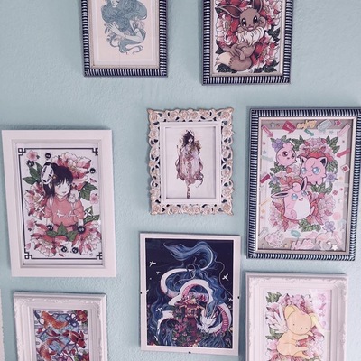 Omamori koi / maneki neko - prints