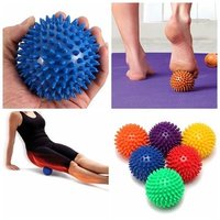 Spiky Acupoint Trigger Point Stimulating Stress Relief Yoga Massage Ball - Thumbnail 4