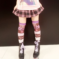 I AM A PSYCHO Menhera Printed Stockings - Thumbnail 1