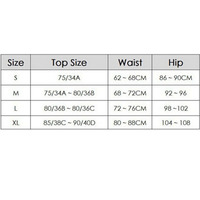 Halter Strappy Splicing Lace Swimsuit for Girls with Clasp Hook Closure - Thumbnail 4