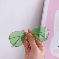 Vintage Gradient Aviator Sunglasses - Thumbnail 3
