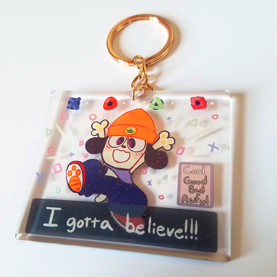 Parappa acrylic charm!