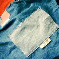 Chambray Patchwork Romper - Thumbnail 3