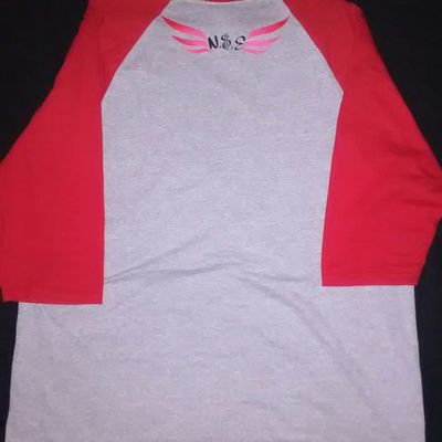 No$lack'nclothnline. (grey,black&flamered) (short-sleeve) t-shirt.