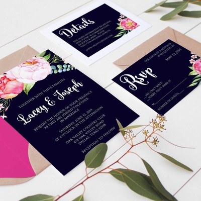 Wedding invitation suite