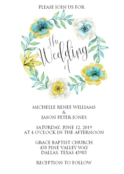 Wedding Invitation Suite