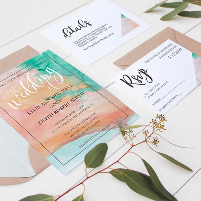 Wedding invitation suite
