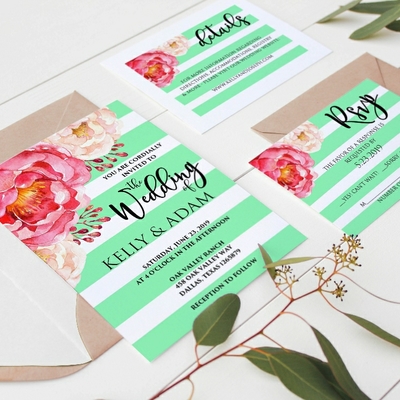 Wedding invitation suite