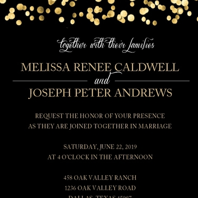 Wedding invitation suite