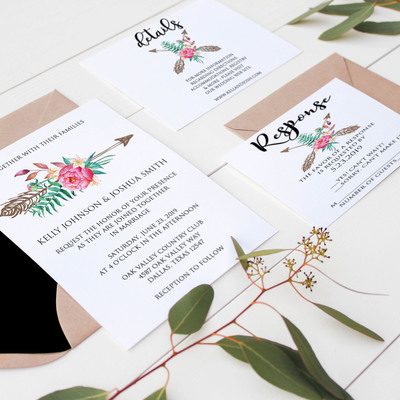 Wedding invitation suite