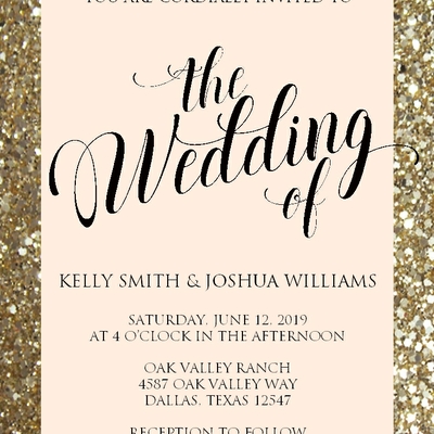 Wedding invitation suite