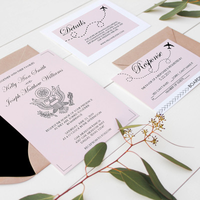 Wedding invitation suite