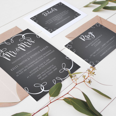 Wedding invitation suite
