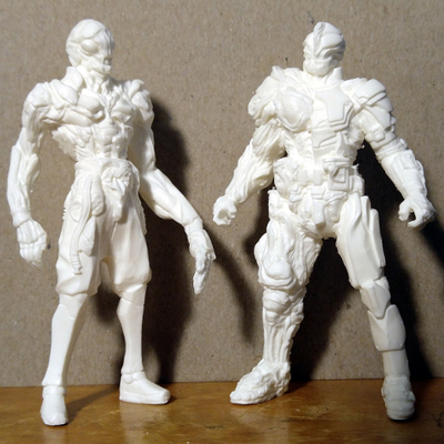 Ikth and gasher twice 2-pack resin figures
