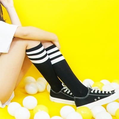 Striped socks