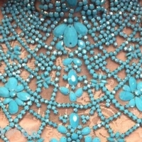 Long A-Line High Neck Beading Tulle Prom Dresses 2017 - Thumbnail 1