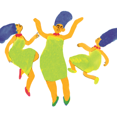 The rapture of marge simpson sticker set