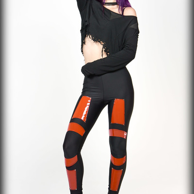 Andromeda leggings - uv pink - Thumbnail 5